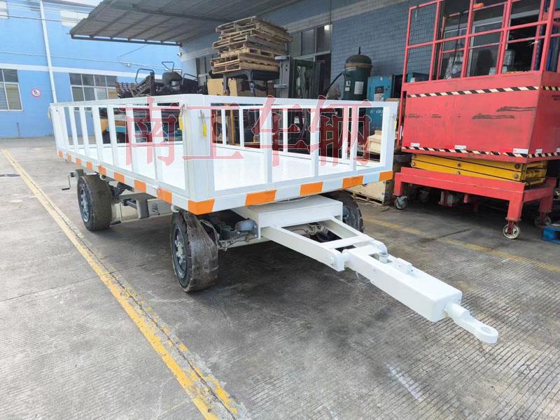 3吨安博体育·ANBO(中国)官方网站牵引工具拖车 带护栏减震刹车功能