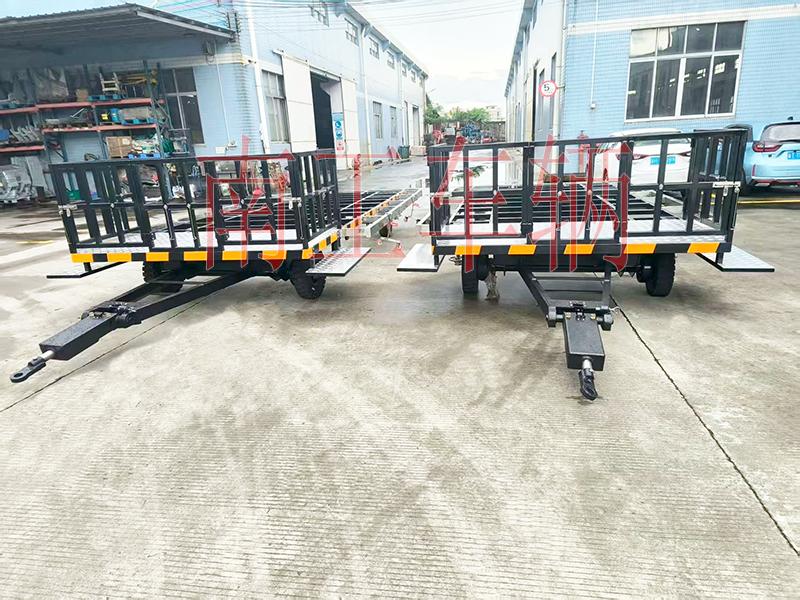 5吨带不锈钢配件牵引安博体育·ANBO(中国)官方网站 护栏型全挂车